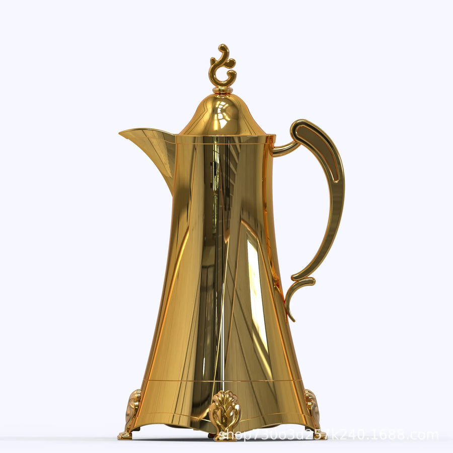 Arabian Classic Thermos – Glass Liner Hot Water Flask for Office & Hotel