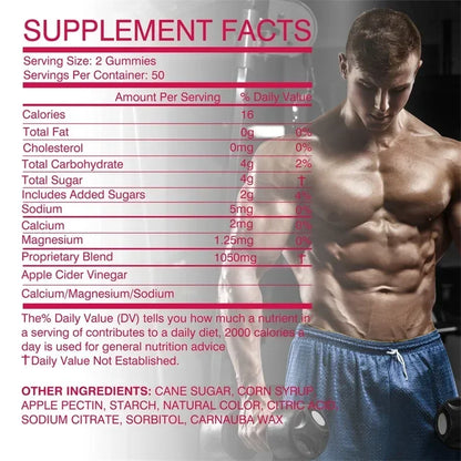 Vital Grow XL Male Gummies - Improve Energy, Endurance, Enhance Male Vitality and Energy, Promote Muscle Growth and Recovery