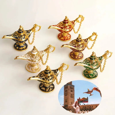The Aladdin Lamp – Vintage Arabian Nights Metal Decor