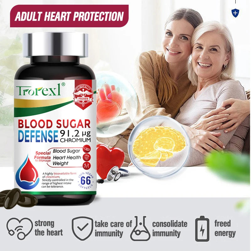 The Sugar Shield – Blood Sugar Defense & Cardiovascular Support Capsules