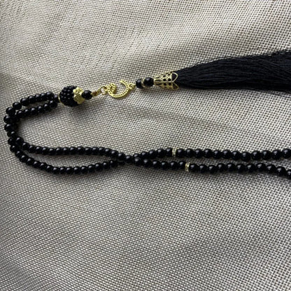 6mm 99pcs Glass Pearls Tassel Turkish Style Muslim Rosary Islamic Prayer Beads Bracelet For Women Jewelry Accessories Gifts New