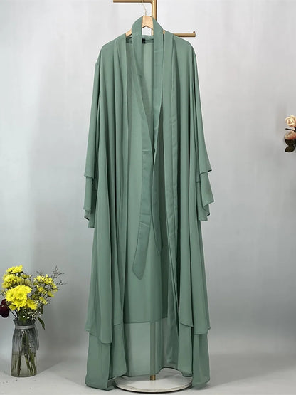 Ramadan Chiffon – The Open Abaya for the Muslim Woman in America