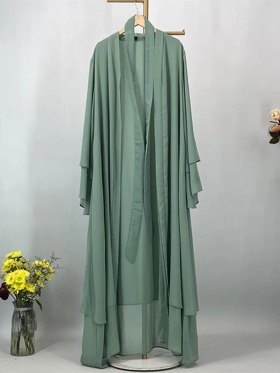 Ramadan Chiffon – The Open Abaya for the Muslim Woman in America