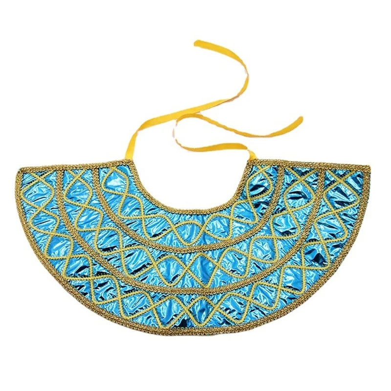 Pharaoh Headpiece, Collar & Wristbands Set – Men's Egyptian Costume Accessories