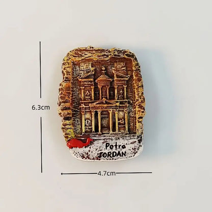 Jordan 3D Fridge Magnet – Tourist Souvenir, Handicraft Magnetic Decor