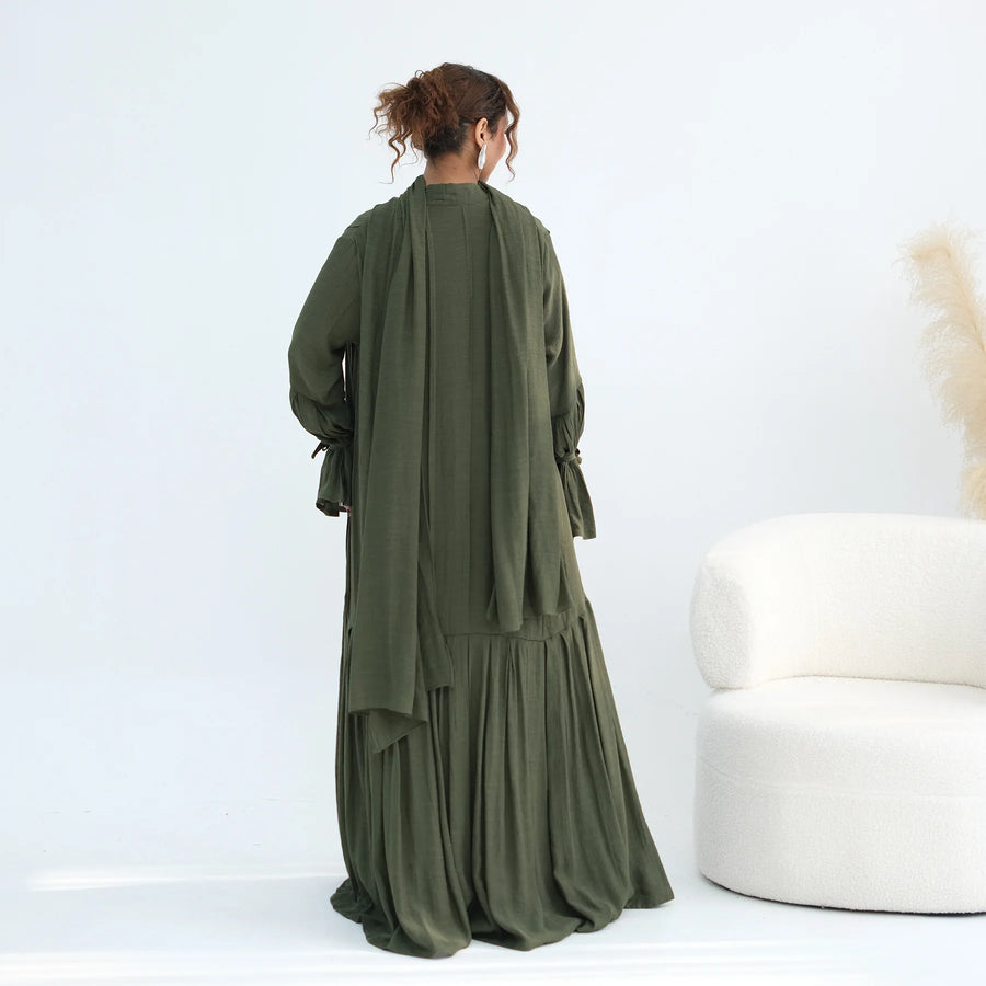 Eid in America – 2-Piece Abaya Scarf Set for the Muslim Woman