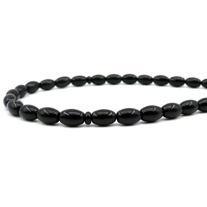 8*12mm Size Oval Natural Agate Tasbih  Muslim Gemstone Prayer Beads  Misbaha Islamic Rosary arabic Fashion Eid ramadan Gifts
