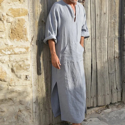 Short Sleeve Solid Color Men Muslim Islamic Kaftan Robe Jubba Thobe Kaftan Muslim Robe Casual Dubai Saudi Arabia Abaya Robes 5XL