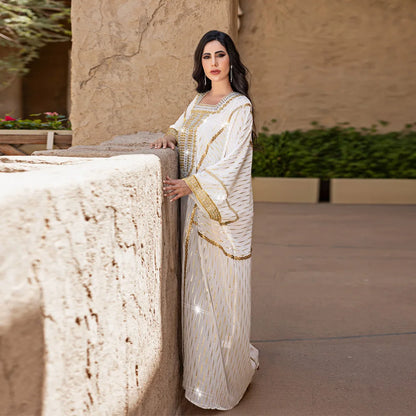 Desert Breeze – The Hot Drill Batwing Kaftan for the Muslim Woman in America