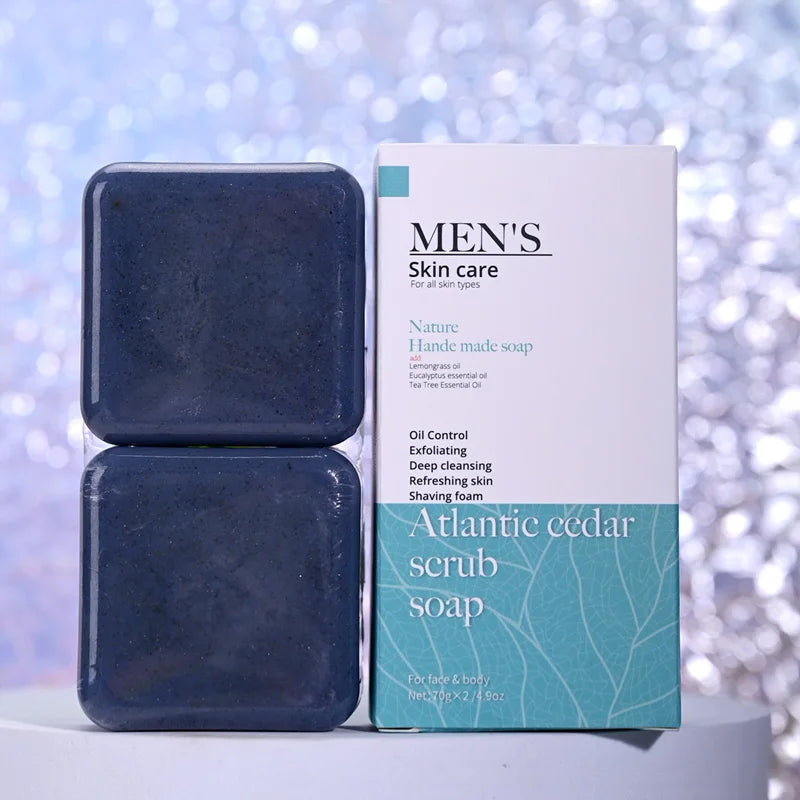 The Atlas Cedar – Anti-Acne Herbal Scrub Soap for Men