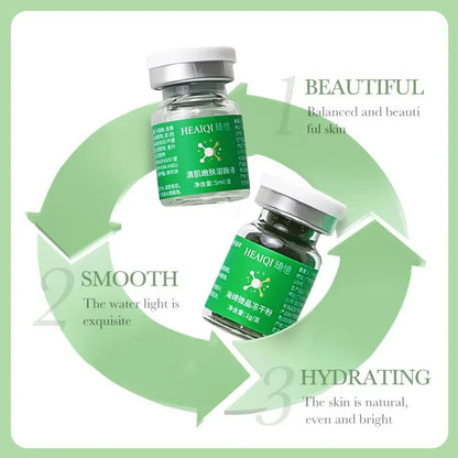 Facial Natural Green Algae Peeling Whitening Kit Seaweed Algae Breakouts Moisturizing Rejuvenate Pore Shrinkage Skin Care