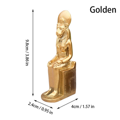 Ra Sun God Resin Statue – Pharaoh, Pyramid & Sphinx Egyptian Ornament