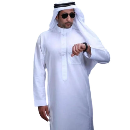 The Ramadan Gift Set – Men's Dubai Kaftan with Keffiyeh Head Scarf