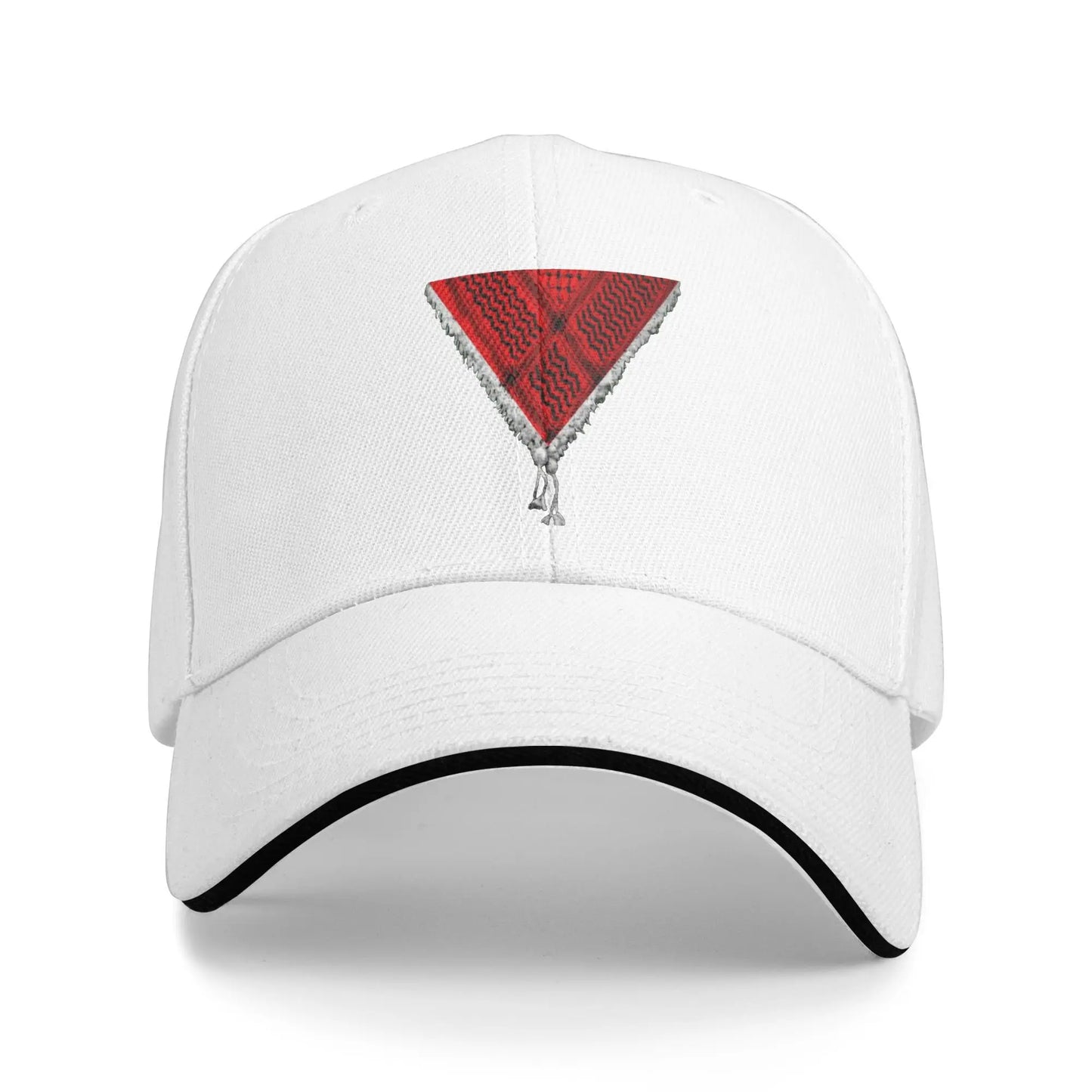 Summer Casual Baseball Cap Palestine The Red Triangle Running Hippie Trucker Hat For Female Male Breathable Funny Baseball Caps