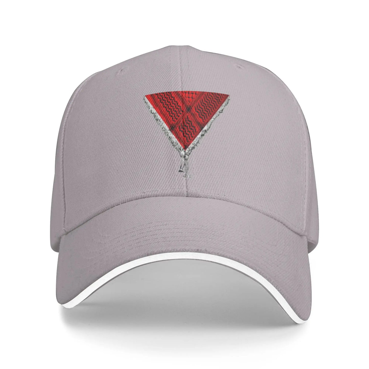 Summer Casual Baseball Cap Palestine The Red Triangle Running Hippie Trucker Hat For Female Male Breathable Funny Baseball Caps