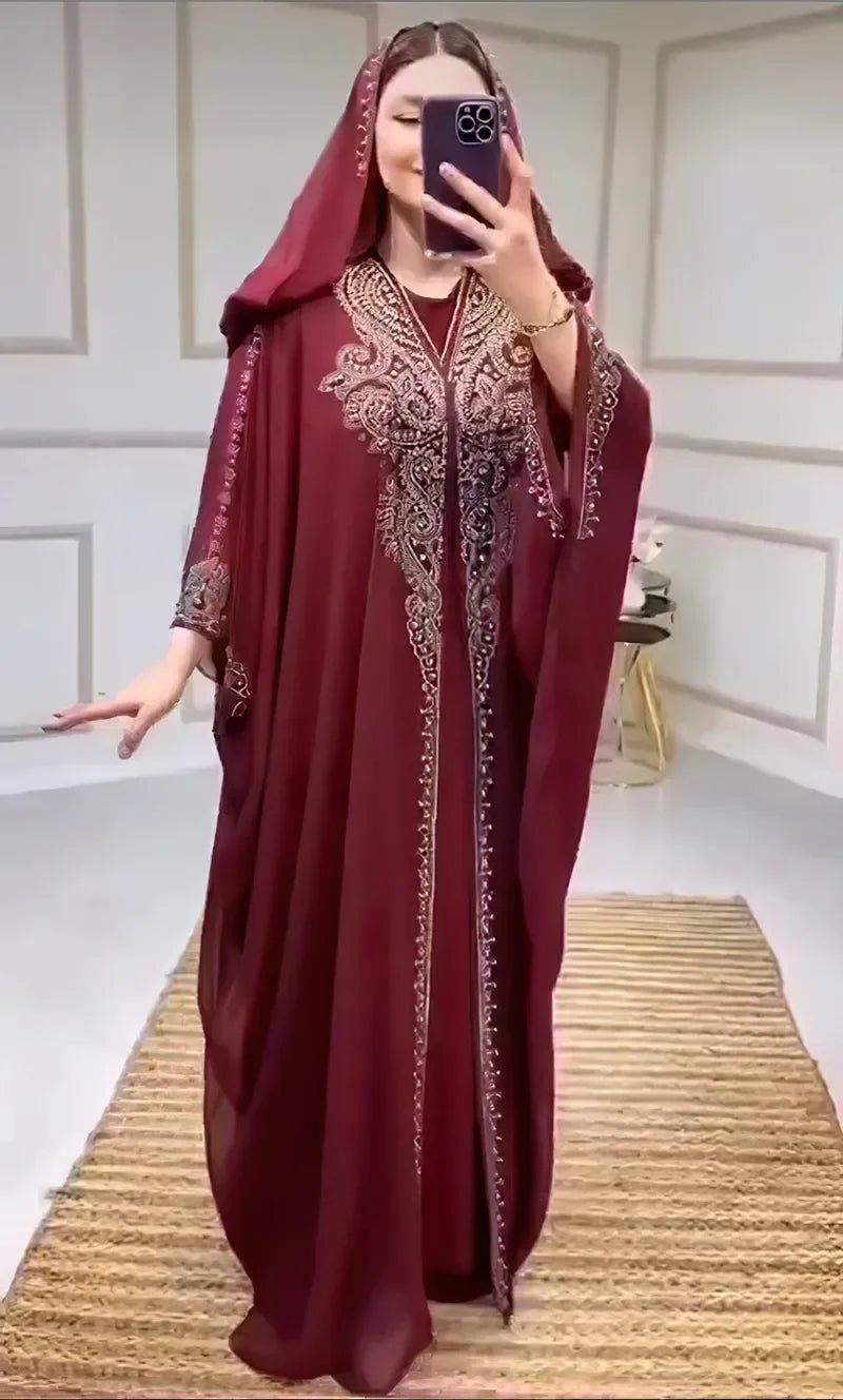 The Hooded Heritage – Luxury Boubou Ankara Plus Size Abaya