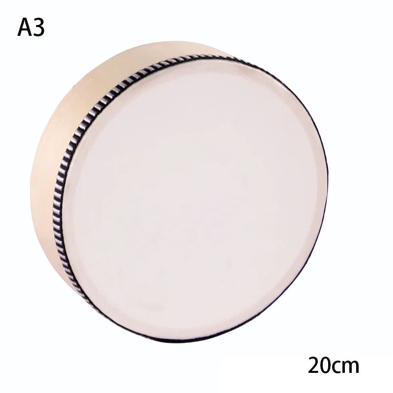 6/7/8/10 Inch Wooden Hand Drum Wood Frame Drum for Children Music Game Convenient Portable Musical Instrument Kid Percussion Toy