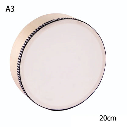 6/7/8/10 Inch Wooden Hand Drum Wood Frame Drum for Children Music Game Convenient Portable Musical Instrument Kid Percussion Toy