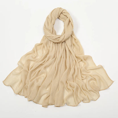 The Crinkle Rayon Hijab – Effortless Elegance, All-Day Comfort
