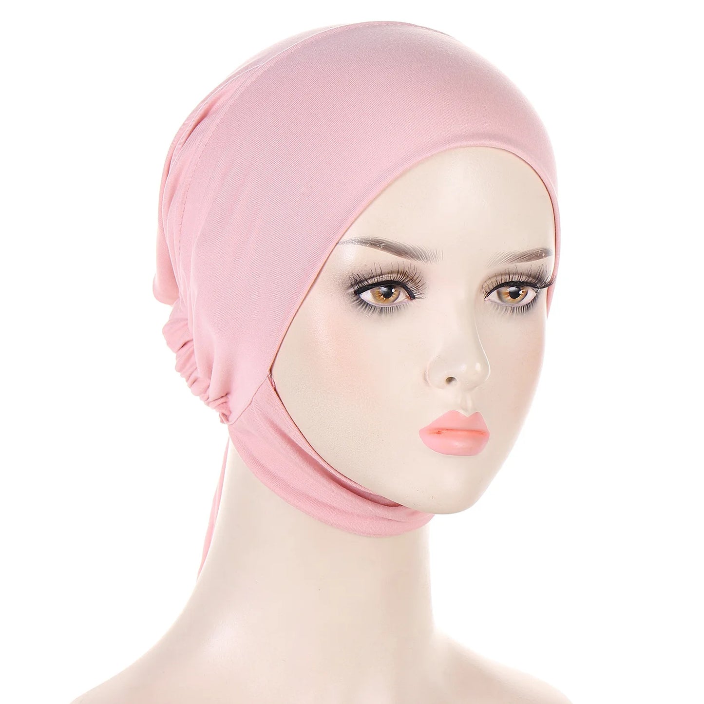 Inner Cap Hijab For Women Solid Underscarf Hijab Undercap Scarf Turban Hat Islamic Muslim Hijabs Ready To Wear Headcover