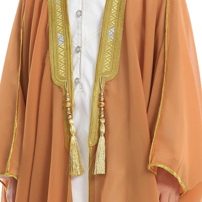 Boys' Eid Dishdasha & Open Abaya – Children's Modest Islamic Robe for Ramadan & Prayer