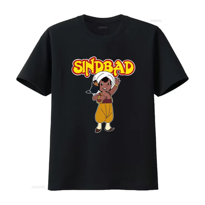 80s vintage retro German tv show 80er Deutsche Kinder Serie Sindbad T Shirt long or short sleeves vintage Washed Soft Stretched