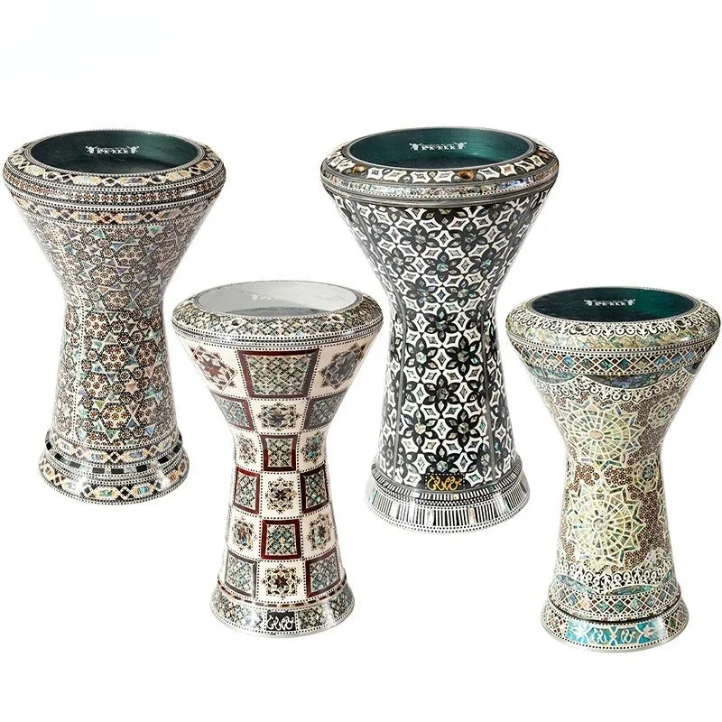 Popular Product Middle Eastern Drum Darbuka Arabic Drum Handclapped Percussion Instruments Made In Egypt 8 Inch Aluminum