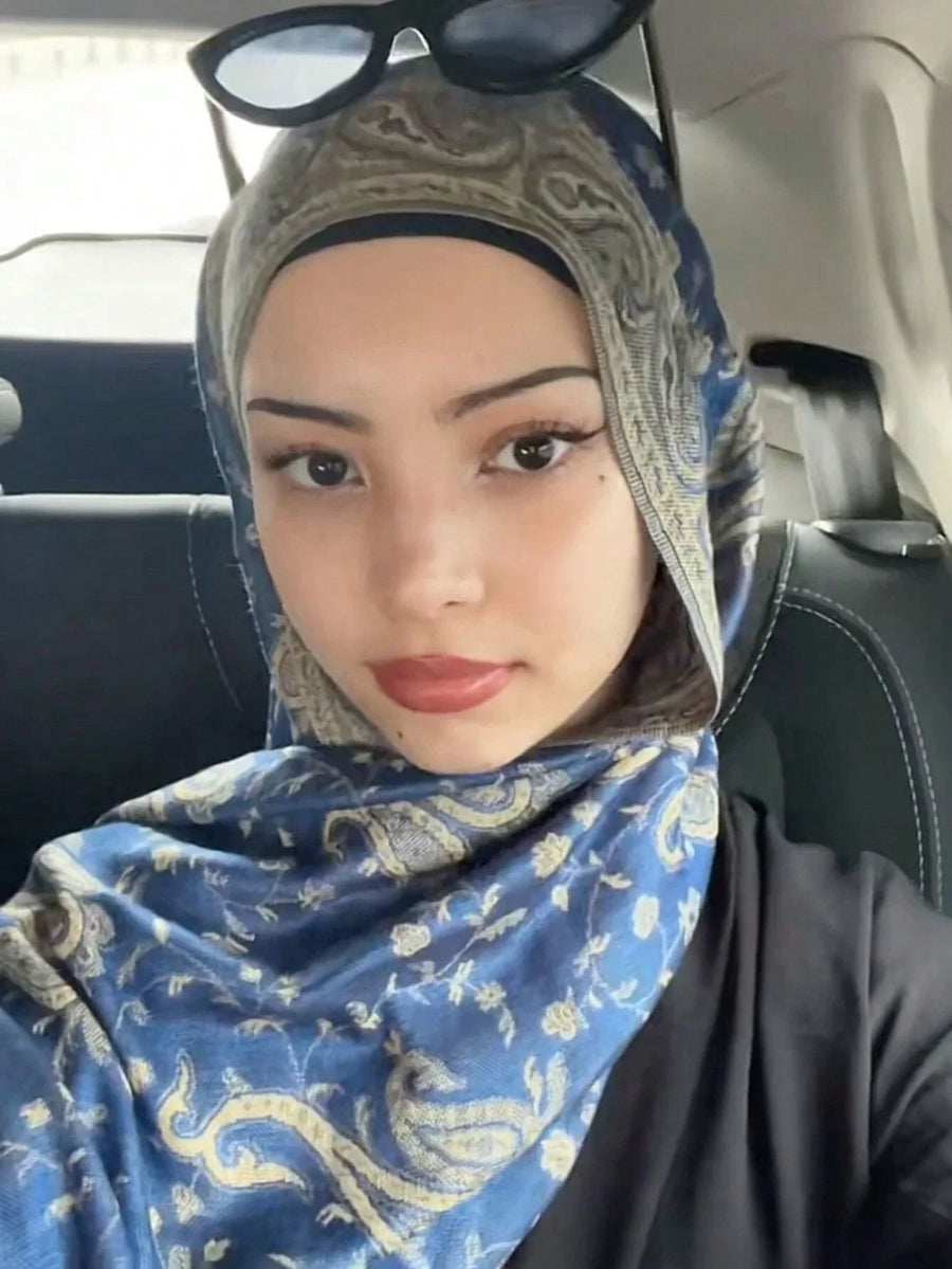 The Pashmina Veil – Long Cashmere Hijab Shawl for the Muslim Woman