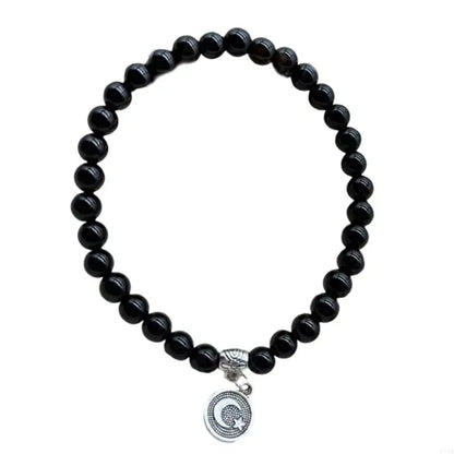 Islamic Prayer Beads Stretch Bracelet 33 Glass Beads Tasbih Unisex Gift
