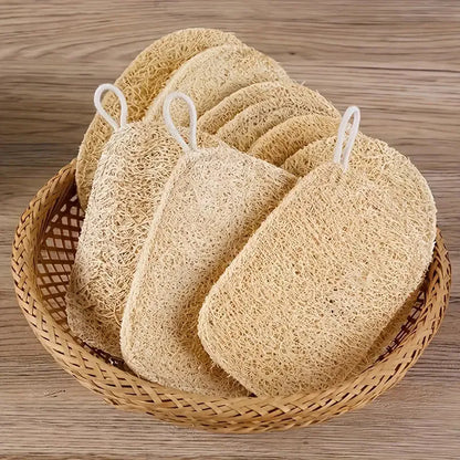 1/3pcs Organic Loofahs Loofah Spa Exfoliating Scrubber natural Luffa Body Wash Sponge Remove Dead Skin Made Soap Dishwashing