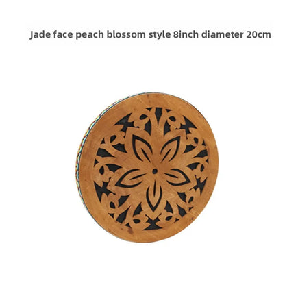 8-inch/12-inch Ocean Drum Portable Hand Drum Instrument Ethnic Percussion Instrument Onomatopoeic Music Sound Therapy Relaxing