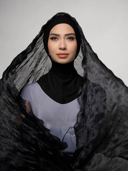 The Wavy Edge Hijab – Elegance with Every Fold
