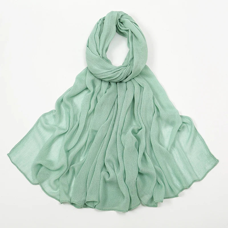 The Crinkle Rayon Hijab – Effortless Elegance, All-Day Comfort