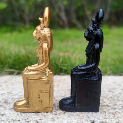 Ra Sun God Resin Statue – Pharaoh, Pyramid & Sphinx Egyptian Ornament
