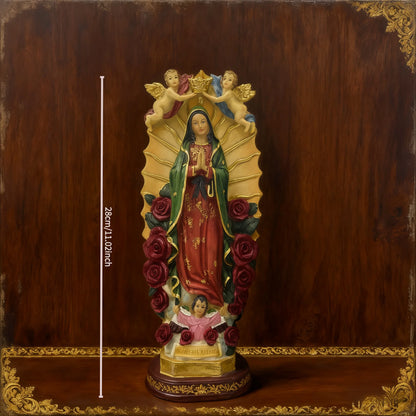 Statue of the Birth of Jesus by the Virgin Mary，the Size Is28cm/11.02in，Collectible Small Statue Ornaments，Ramadan Gifts