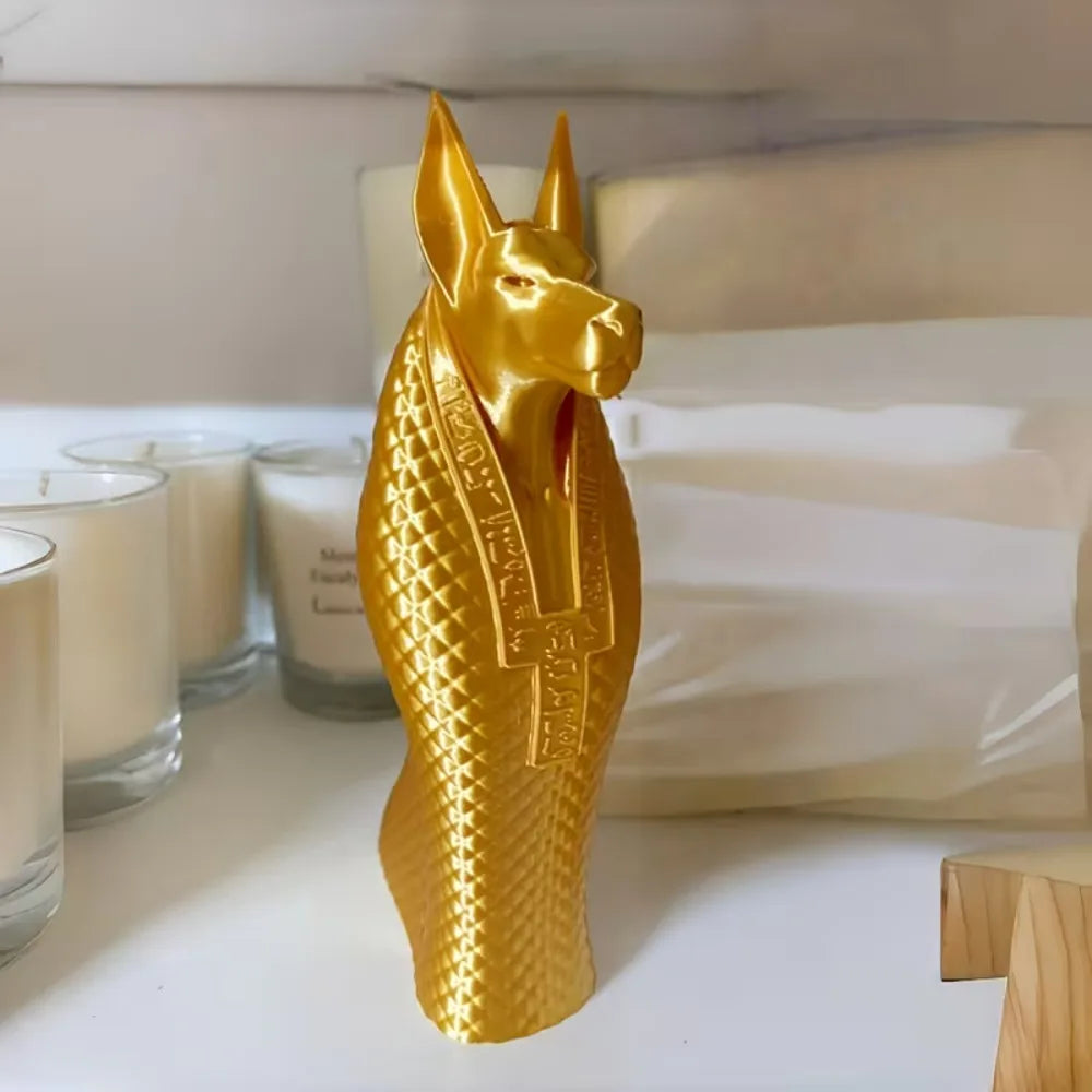 Anubis 3D Printed Statue – Egyptian Guardian God Sculpture for Dog Lovers & Collectors