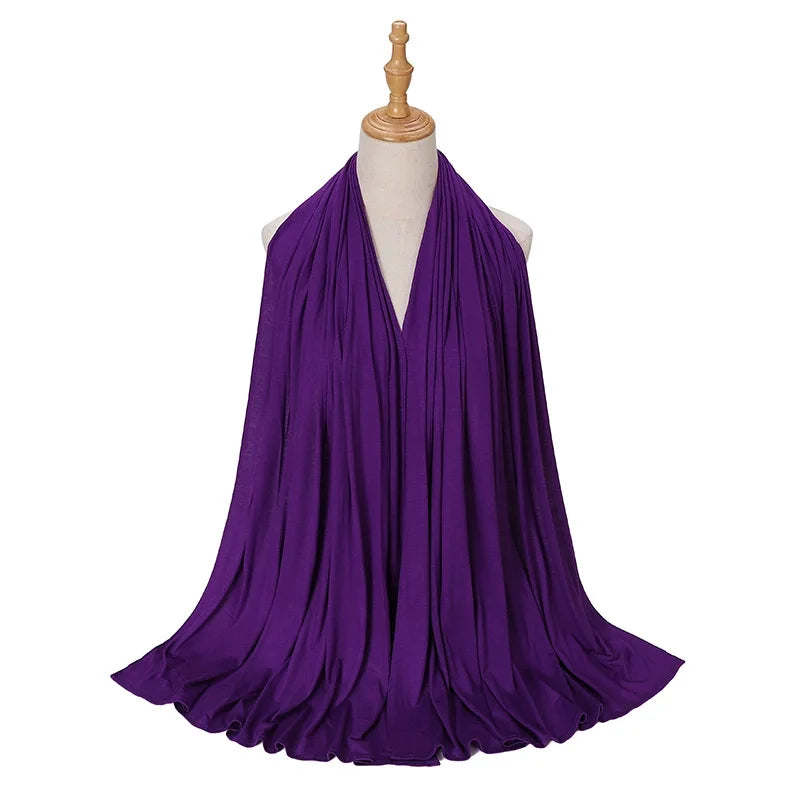 The Mercerized Cotton Jersey Hijab – Softness, Style, and Full Coverage