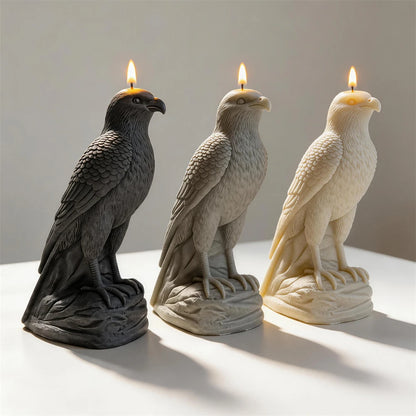 21CM Arabic Falcon Figurine Silicone Mold Home Decor Arabian Falcon Statue Soy Wax Candle Mold Animal Resin Plaster Mould