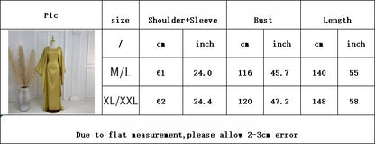 Closed Batwing Abaya Women Muslim Dress Turkish Islamic Dress Women 2024 For Party Kebaya Kaftan Turkey Caftan Marocain Femme