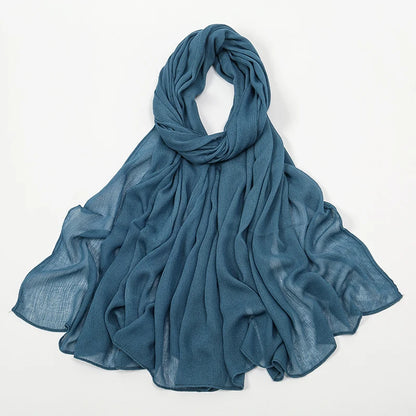 The Crinkle Rayon Hijab – Effortless Elegance, All-Day Comfort
