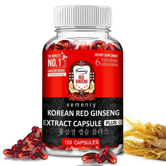 Korean Red Ginseng – High-Potency Supplement for Energy, Focus & Immunity