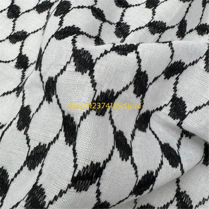 G5AE Comfortable Arafat Headscarf Keffiyeh Scarf for Men Everyday Use Cultural Event