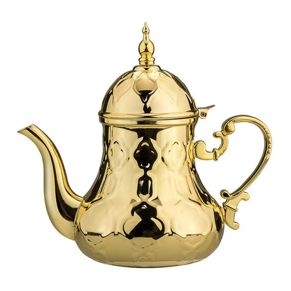 The Golden Dallah – Stainless Steel Arabic Coffee Pot