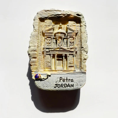 Petra Handicraft Fridge Magnet – Jordanian Tourism Souvenir, Home Collection