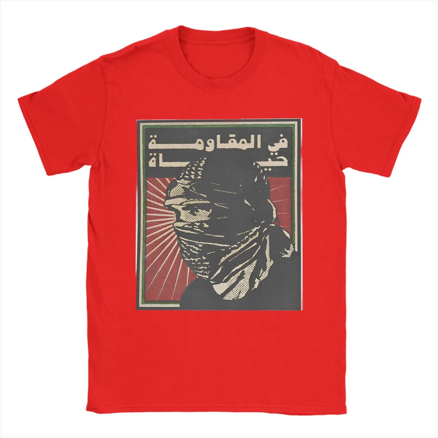 Novelty Palestine Gaza Woman T-Shirt for Men Round Neck Pure Cotton T Shirt  Short Sleeve Tee Shirt Gift Clothing