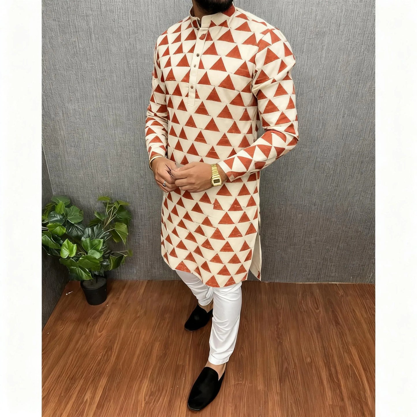 Longline White Shirts Muslim Men Prayers Clothes Luxury African Style Bronzing Vestido Arabe Para Hombre Tenue Marocaine Homme