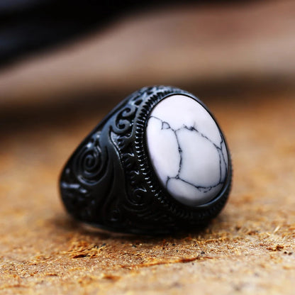 BEIER Vintage Man Boy Oval Tiger Eye Brown Stones Ring in Stainless Steel Jewelry Mens Accessories Anel Aneis BR8-699