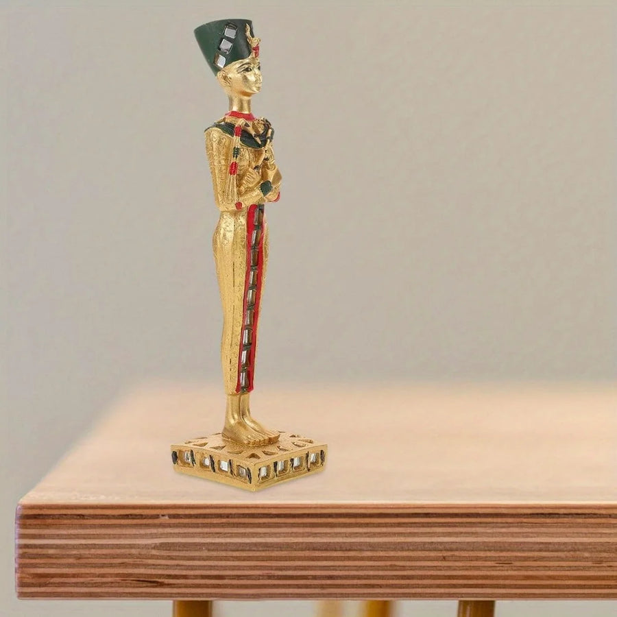Mini Egyptian Pharaoh & Anubis Set – Resin Collectible Figurines