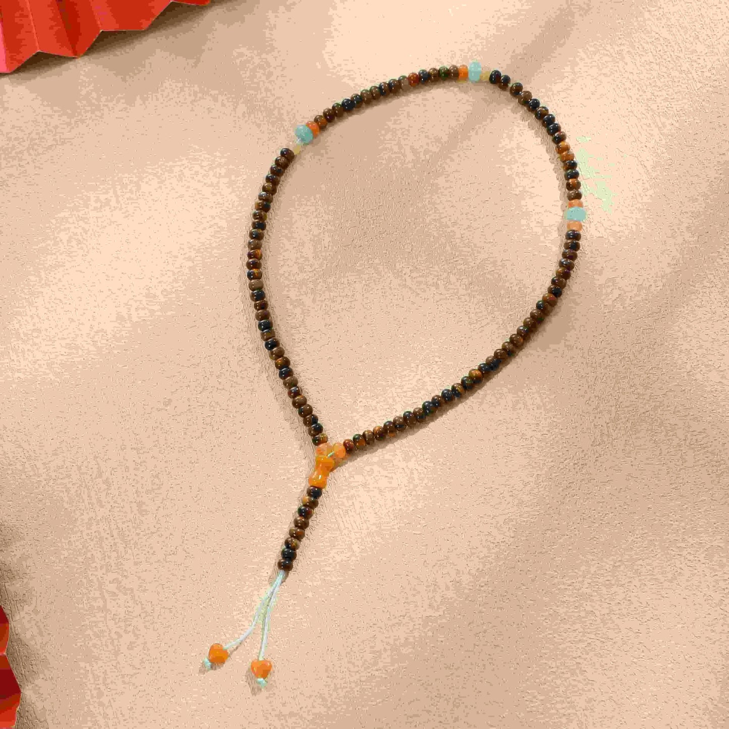 Islamic Prayer 99 Beads Tasbih, Natural Stone Misbaha Tasbeeh for Unisex Adults with Gift Box