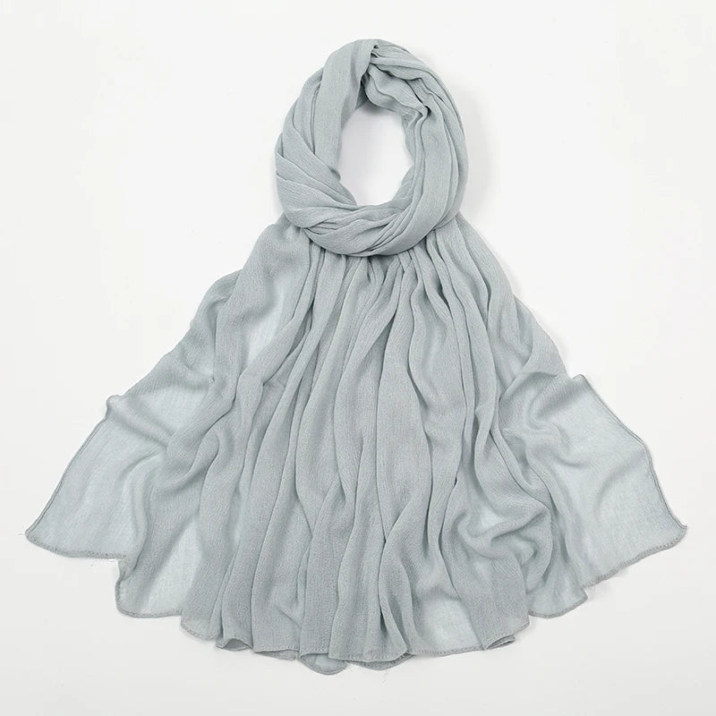 The Crinkle Rayon Hijab – Effortless Elegance, All-Day Comfort